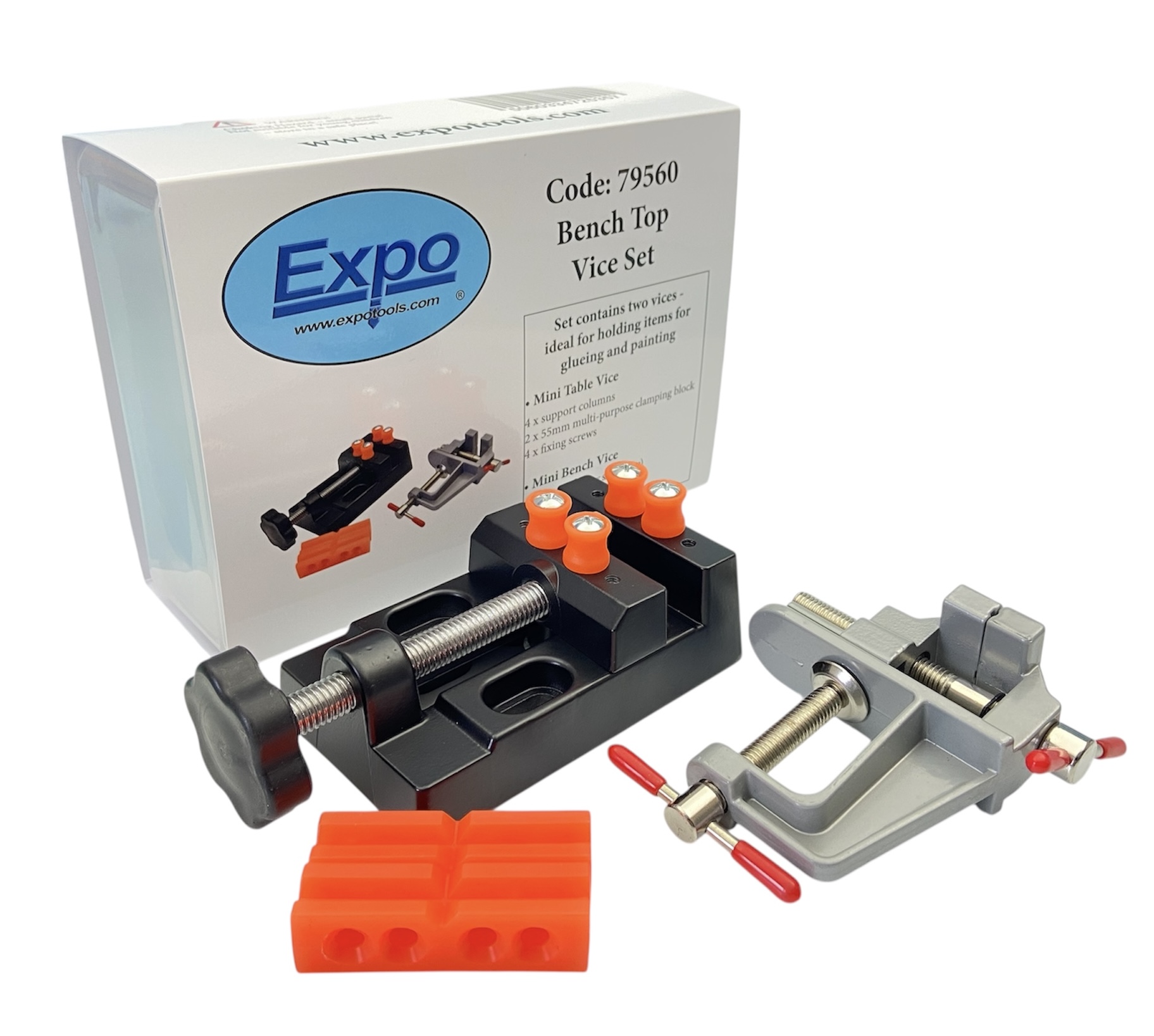 79560 Expo Bench Top Vice Set