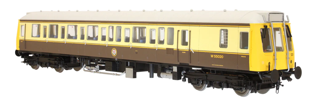 7D-009-005 Class 121 W55020 GWR 150 Chocolate and Cream