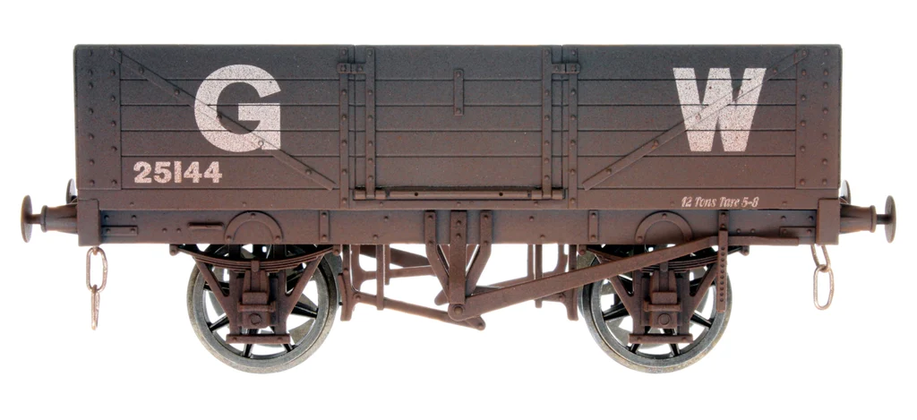 7F-051-056W 5 Plank GWR 25144 Weathered