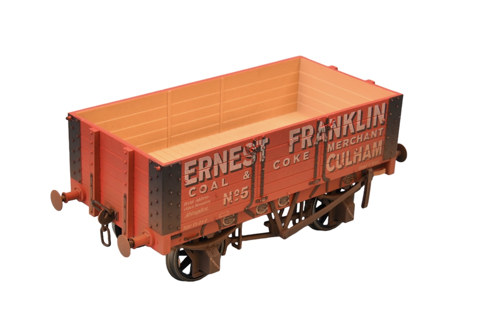 7F-052-007W 5 Plank 9 Ft Ernest Franklin 5 O Gauge WEATHERED