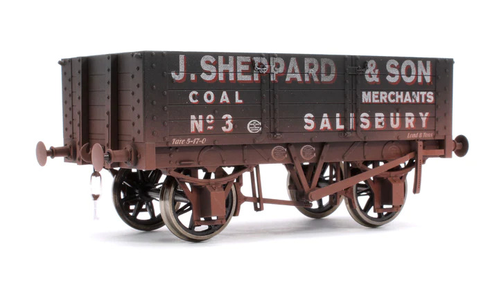 7F-052-010W 5 Plank 9 Ft J Sheppard No3 Weathered