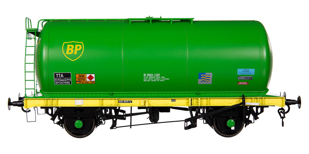 7F-064-007 Dapol TTA 45T Tanker BP Green BPO67090 Drawing A2