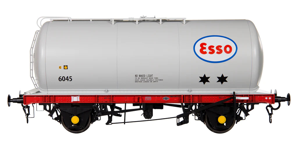 7F-064-009 TTA 45T Tanker Esso Grey/Red Chassis 6102  Drawing A2