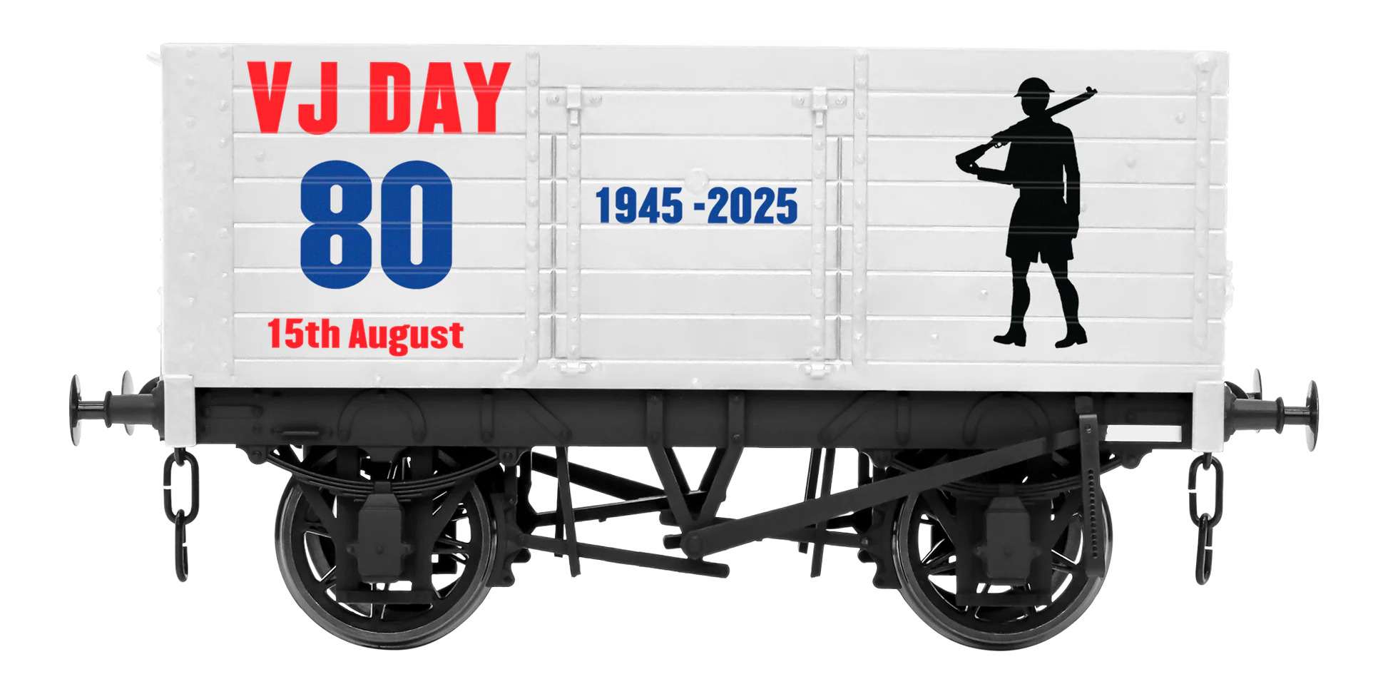 7F-073-021W Dapol 7 Plank 9' W/B VJ Day Army 80th Anniversary Weathered