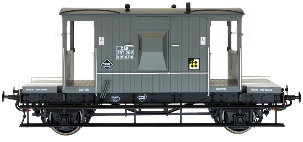 7F-200-013 BR 20T Brake Van B954781 Grey Coal Sector CAR