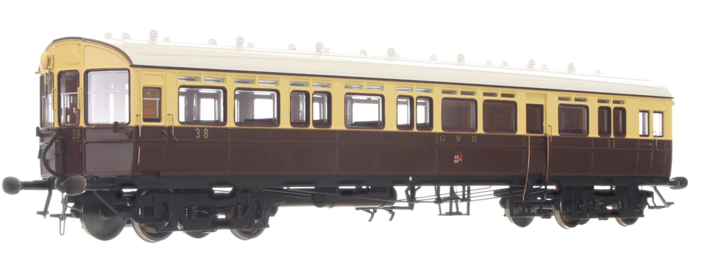 7P-004-011 Autocoach GWR Twin Cities Crest 38 Chocolate & Cream NLA