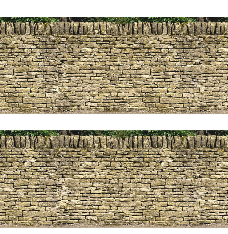 95106 BM026N Art Printers N Gauge Building Material Dry Stone Walling