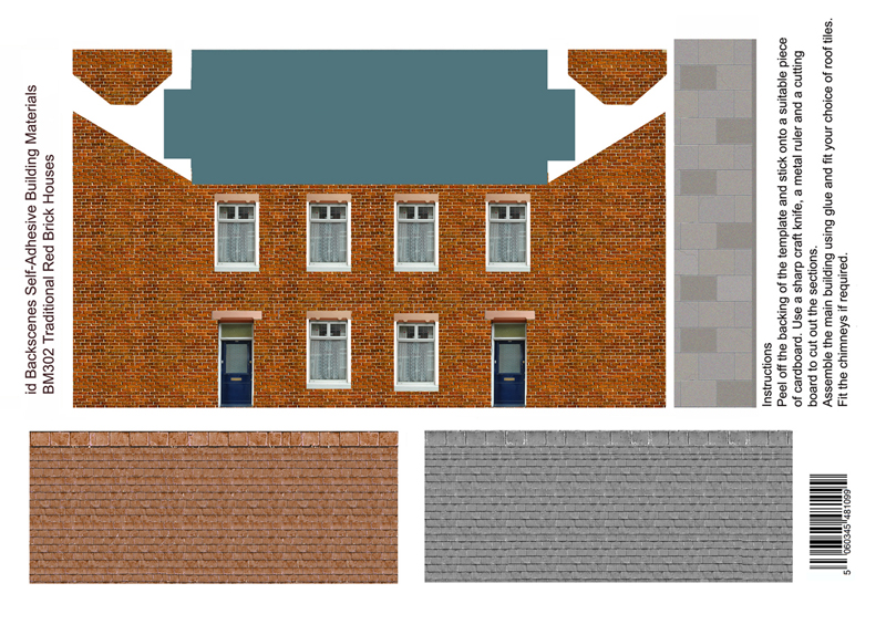 95229 Art Printers Traditional Brick Houses BM302