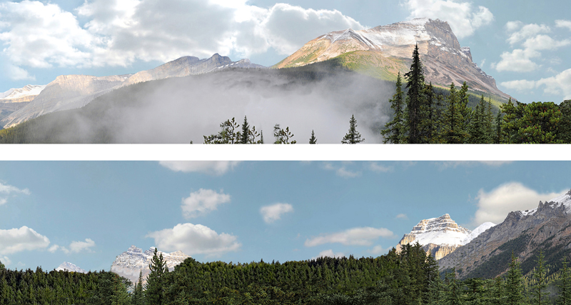 95346 P260B Art Printers Premium ROCKIES BACKSCENE OO Gauge 15