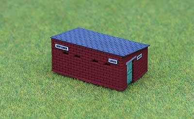 95427 N3TB3 Ancorton N Gauge Public Convenience (Toilet Block)