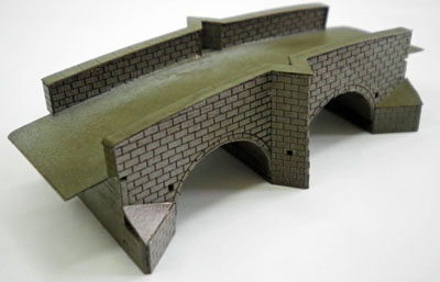 95645 N-BR5 Ancorton Double Arch Road Bridge Kit - N Scale