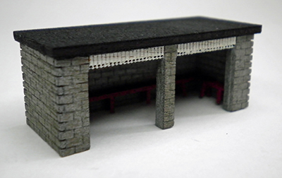 95666 Ancorton Stone Waiting Room Kit - N Scale