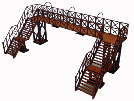 95813 OOST5 Ancorton OO Gauge Platform Footbridge Kit
