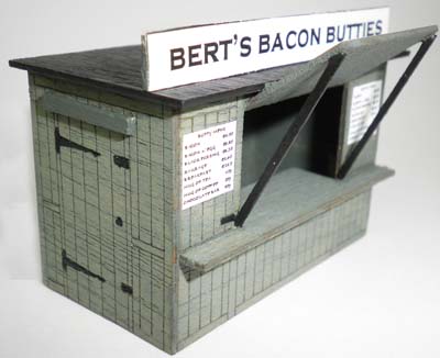 95831 OOST3 Ancorton OO Gauge Bacon Butty Hut Kit