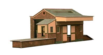 99006 A7 Superquick Goods Depot - Red Brick Version