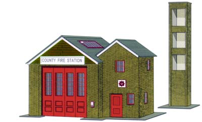99036 B36 Superquick Country Fire Station