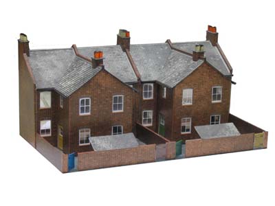 99055 C5 Superquick Red Brick Terrace House Backs