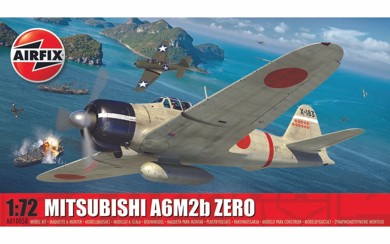 A01005B Airfix Mitsubishi A6M2b Zero  1:72 scale
