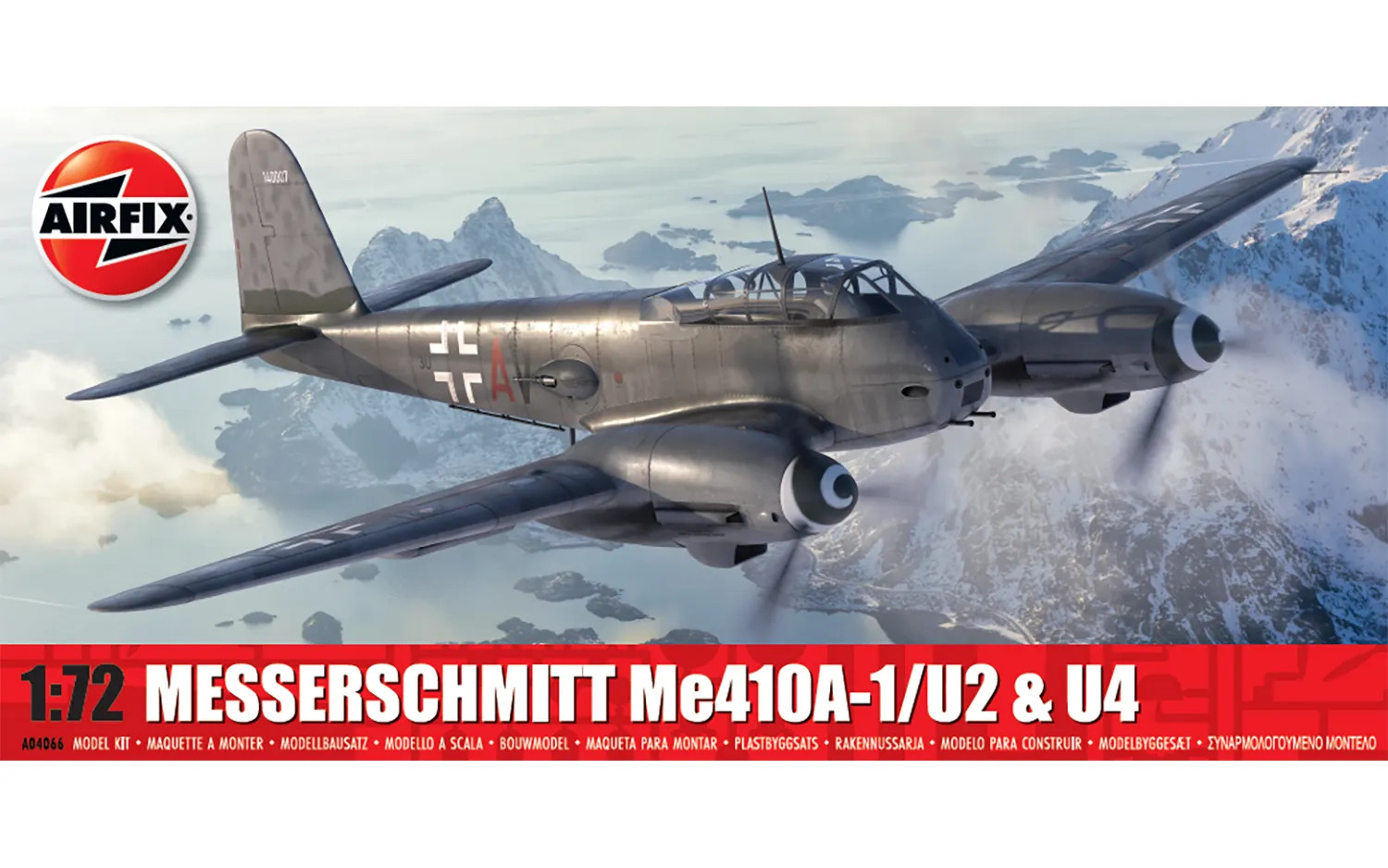 A04066 Airfix Messerschmitt Me410A-1/U2 & U4  1:72 scale