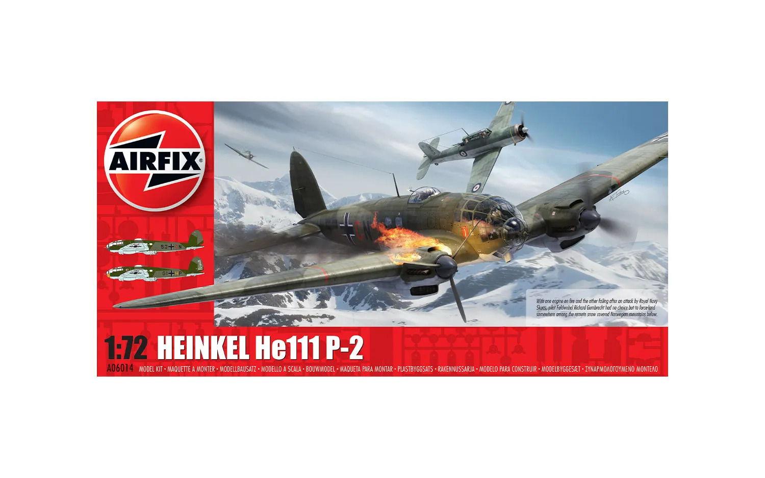A06014 Airfix HEINKEL HE.III P2 1/72ND