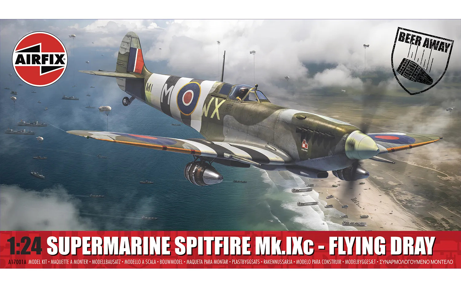A17001A Airfix Supermarine Spitfire Mk.IXc - Flying Dray