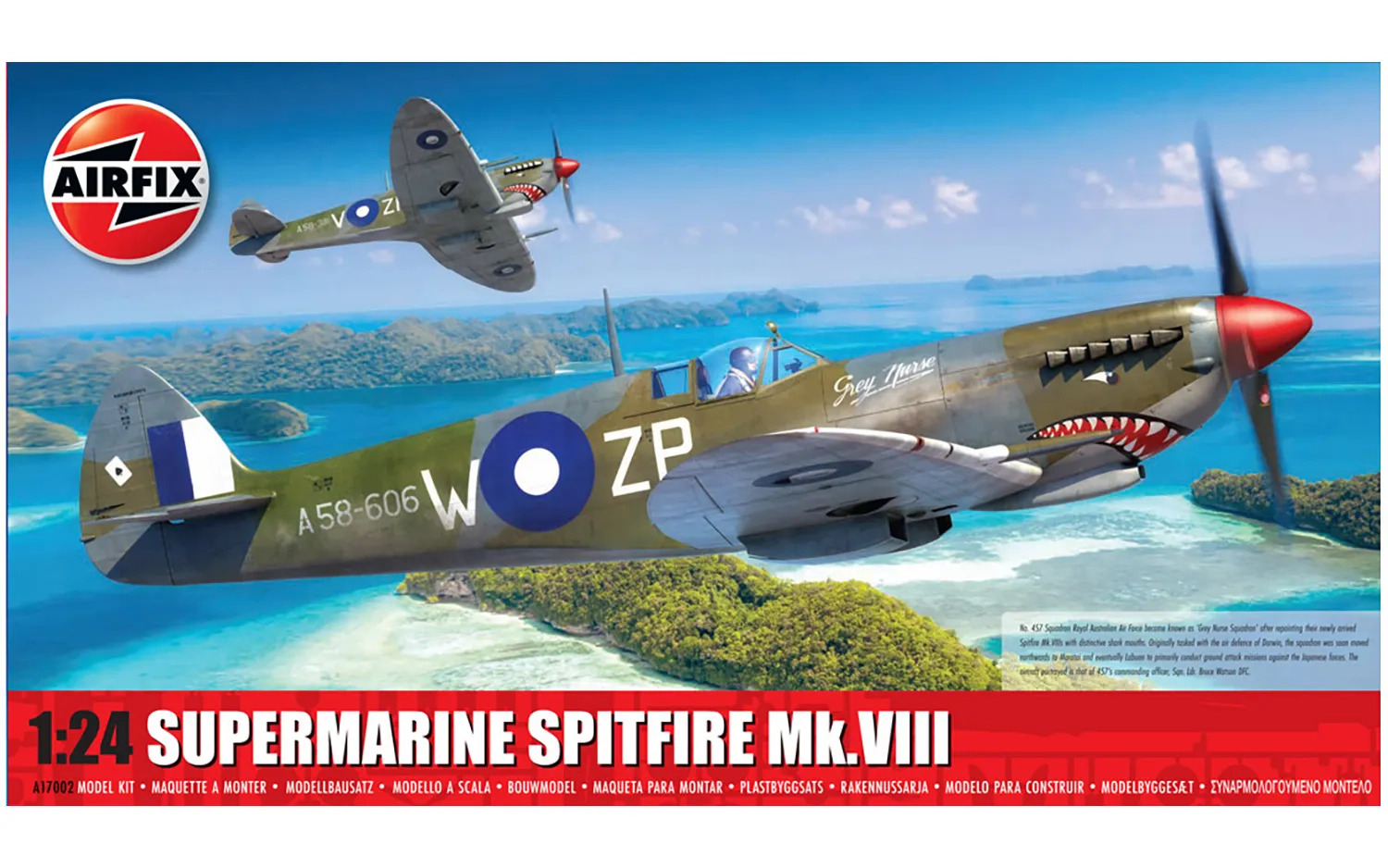 A17002 Airfix SUPERMARINE SPITFIRE MK VIII