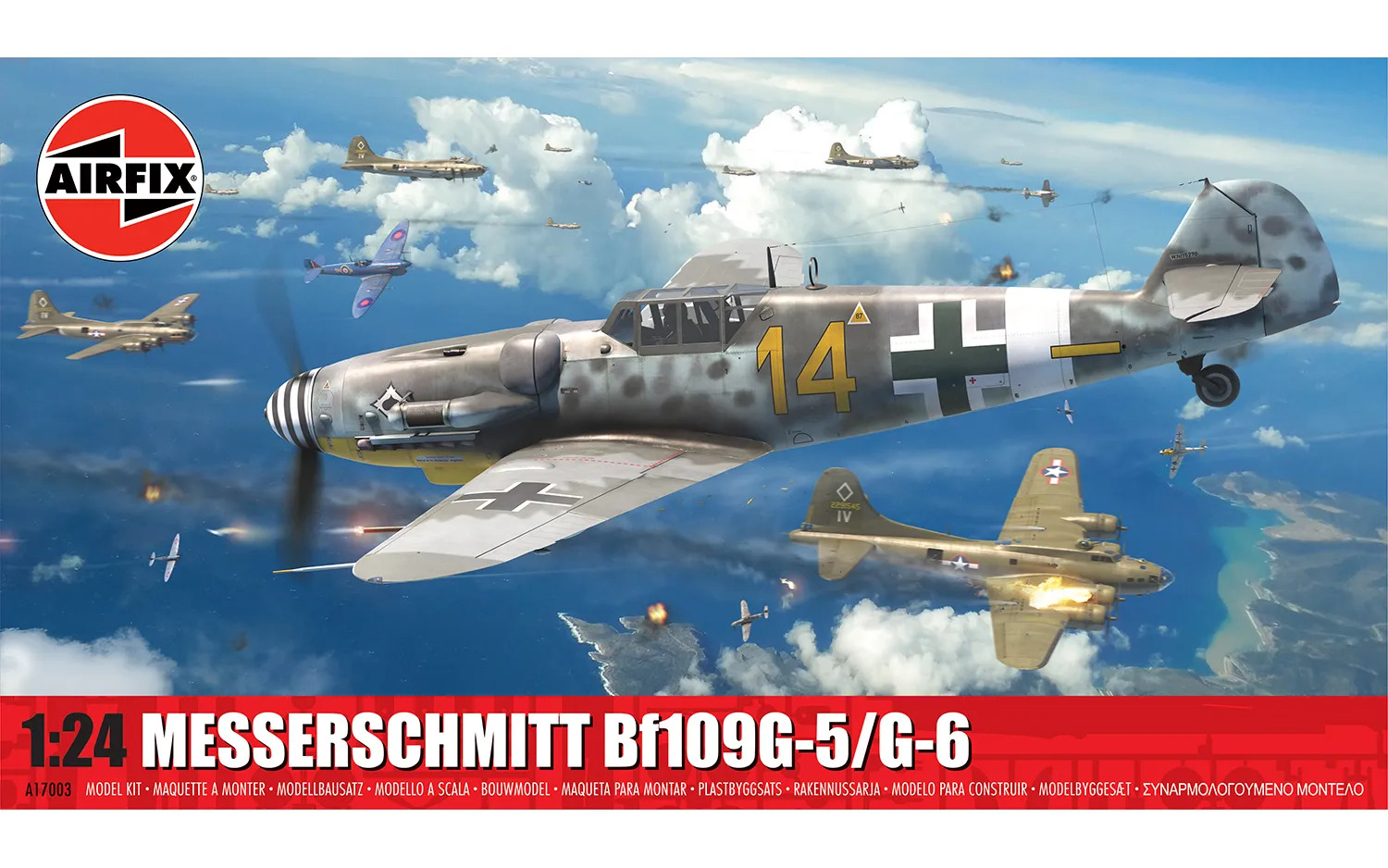 A17003 Airfix Messerschmitt Bf109G-5/6