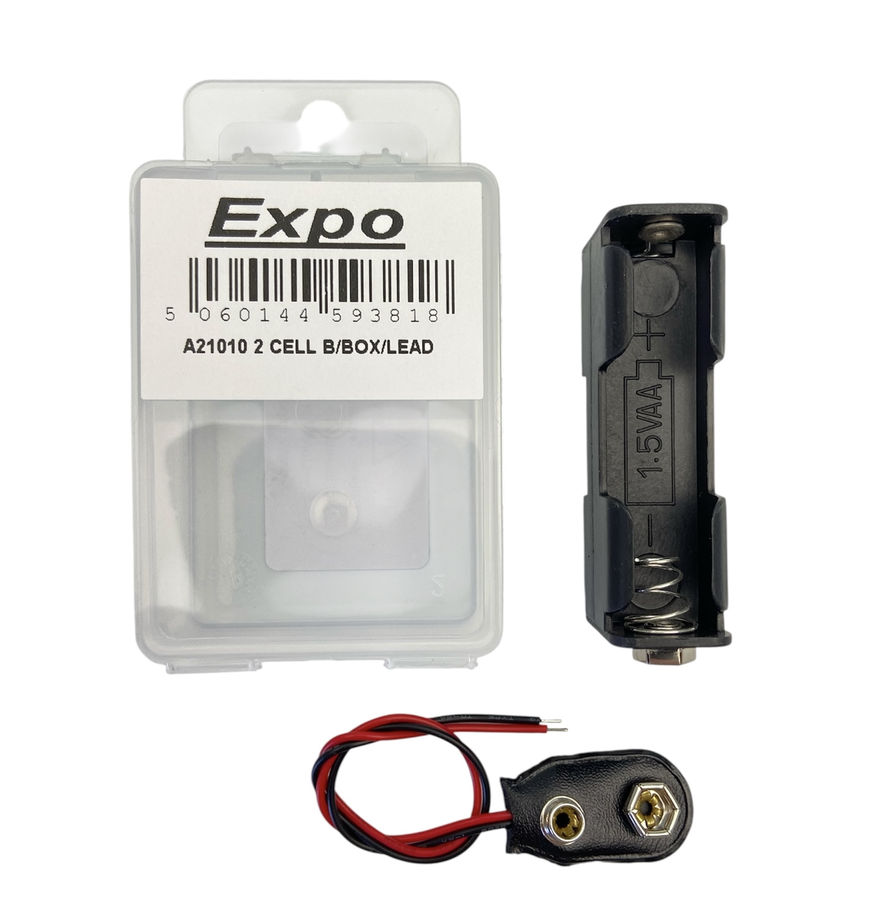 A21010 Battery Box - for 2 AA Size Batteries
