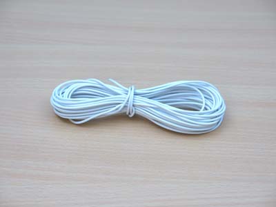 A22045 7 METRE ROLL OF WHITE 16/0.2mm CABLE