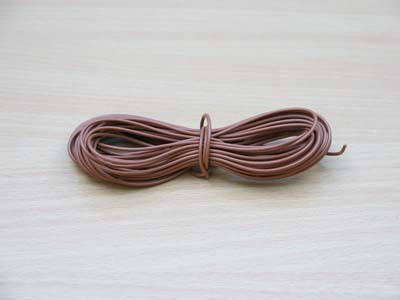 A22046 7 METRE ROLL OF BROWN 16/0.2mm CABLE