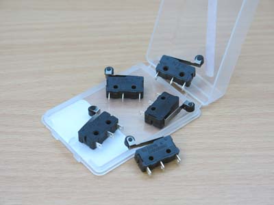 A28032 Pack of 5 Micro Switches - Lever with Roller SPDT