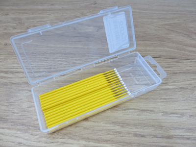 A45811 - 20 Piece Dispenser Box Medium Yellow Bendable Micro Applicators
