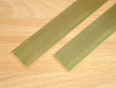 AA234 Albion Alloys BRASS STRIP .016 X 2' per 5
