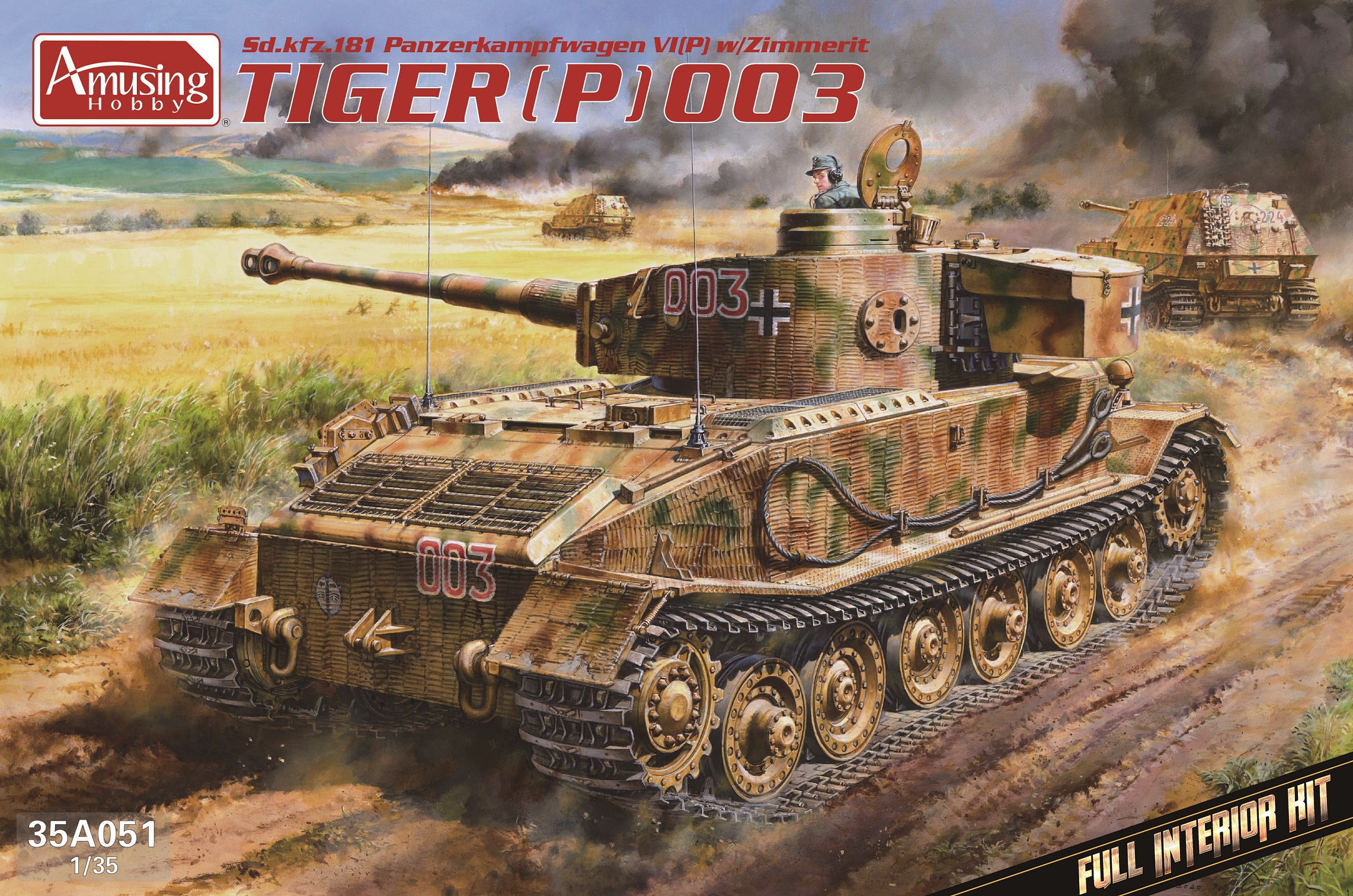 AH35A051 Amusing Hobby Tiger (P) 003 Panzerbefehlswagen.