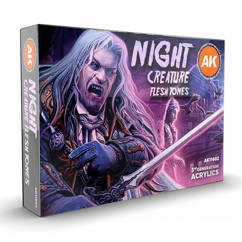 AK11602 AK Interactive NIGHT CREATURES FLESH TONES