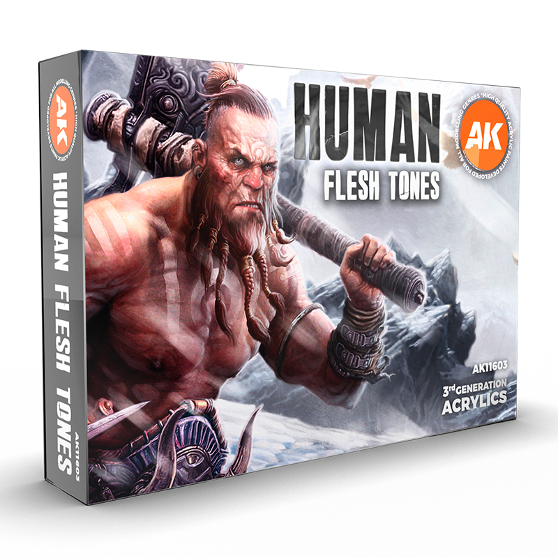 AK11603 AK Interactive HUMAN FLESH TONES
