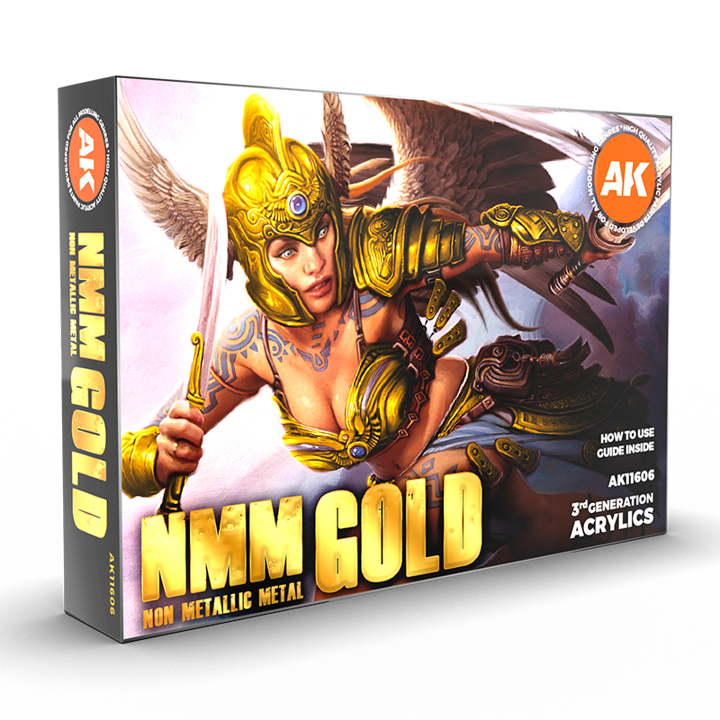 AK11606 AK Interactive NON METALLIC METAL: GOLD