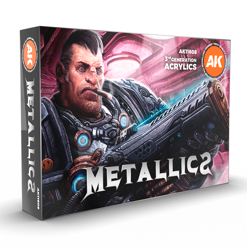 AK11608 AK Interactive METALLICS SET