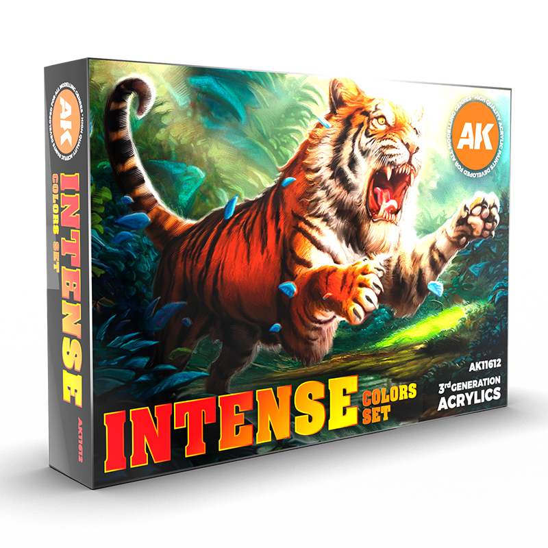 AK11612 AK Interactive INTENSE COLORS SET