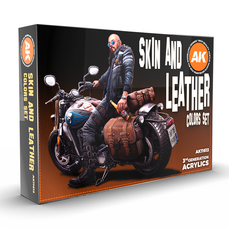 AK11613 AK Interactive SKIN AND LEATHER COLORS SET