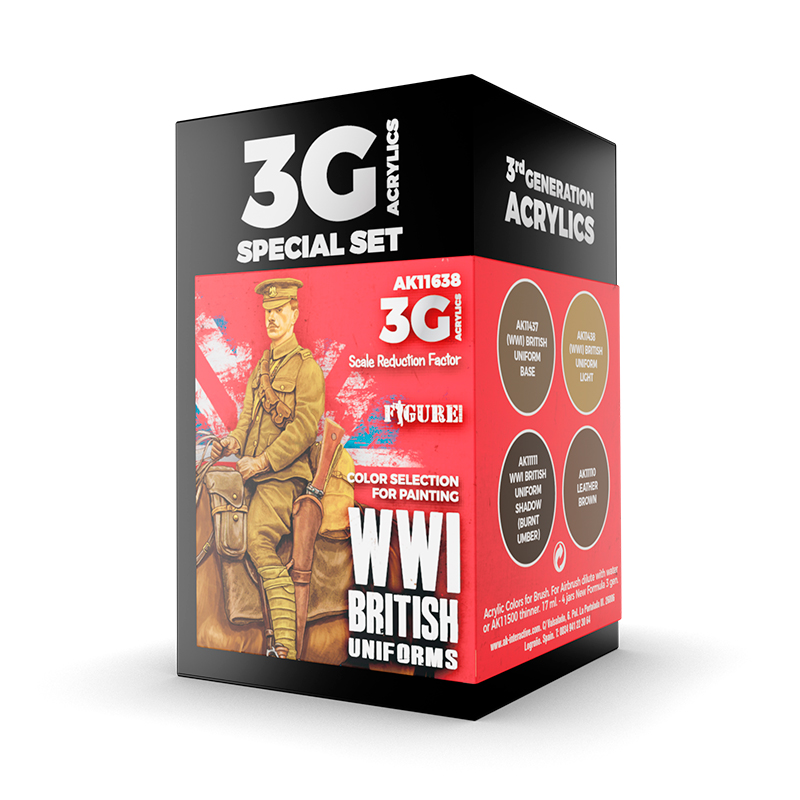 AK11638 AK Interactive WWI BRITISH UNIFORMS 3G