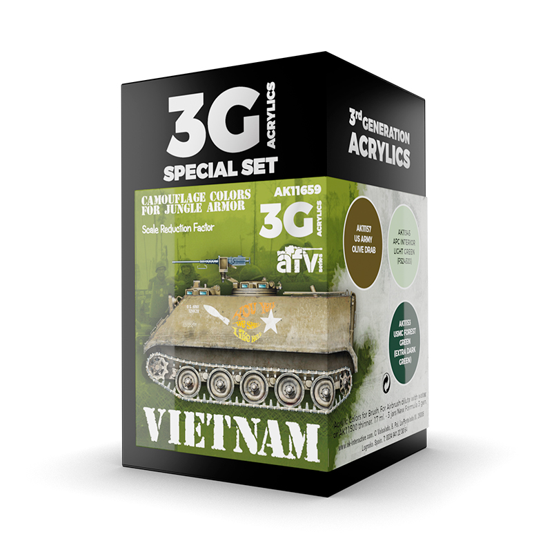 AK11659 AK Interactive VIETNAM COLOURS 3G