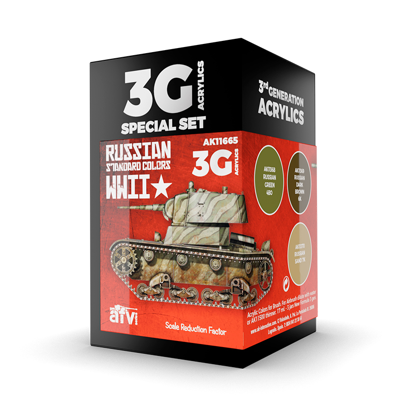 AK11665 AK Interactive RUSSIAN STANDARD WWII COMBO 3G