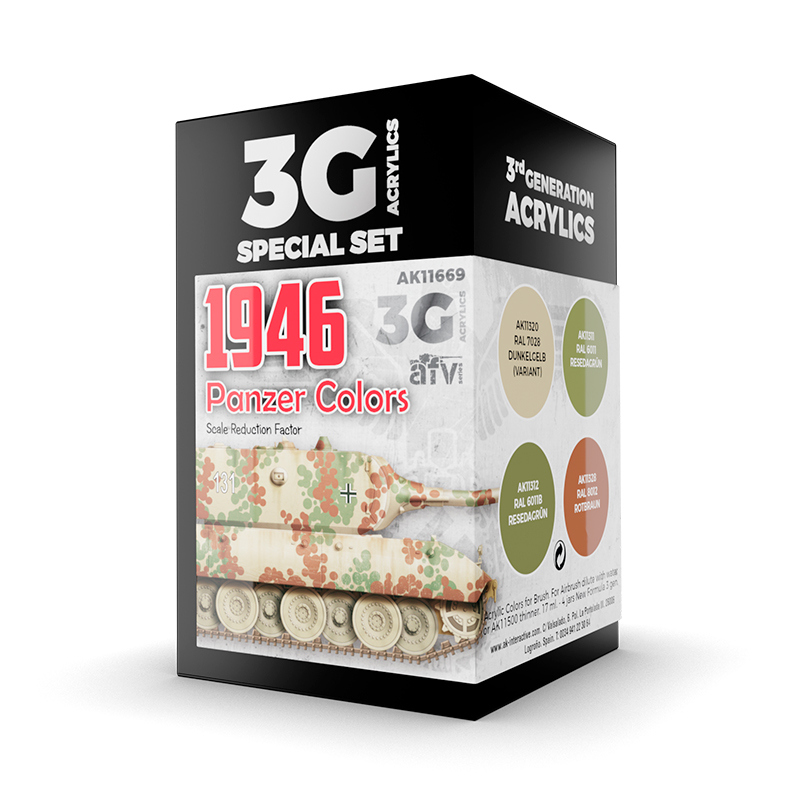 AK11669 AK Interactive PANZER COLOURS 1946 3G