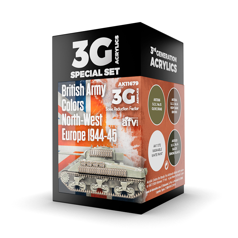 AK11679 AK Interactive BRITISH ARMY COLOURS NORTH-WEST EUROPE 1944-45