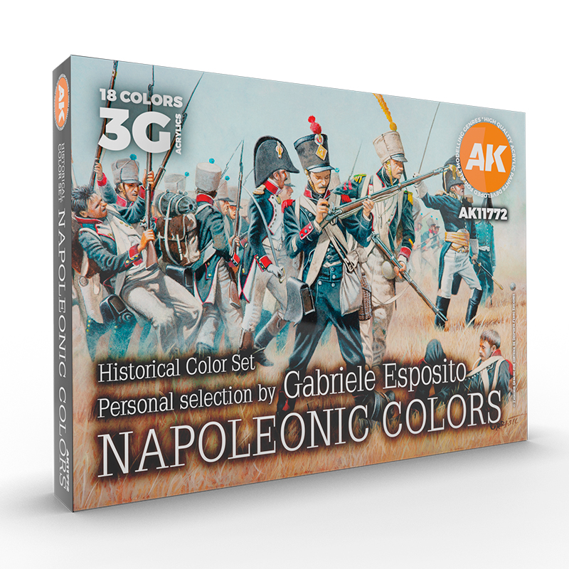 AK11772 AK Interactive HISTORICAL COLOR SET. NAPOLEONIC COLORS - SIGNATURE SET BY G