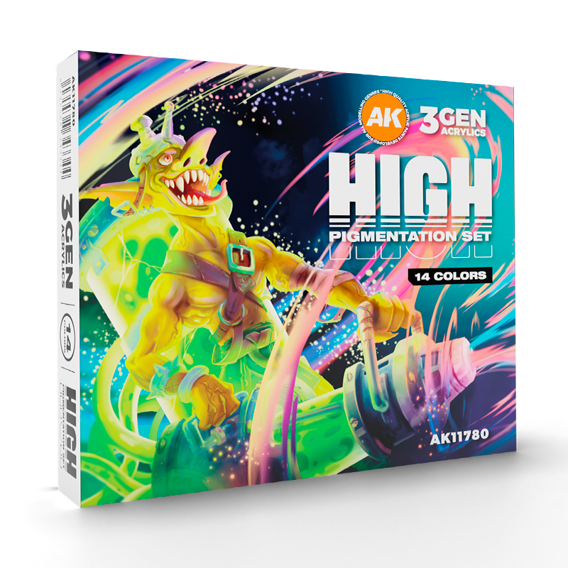 AK11780 HIGH PIGMENTATION SET � 14 COLORS