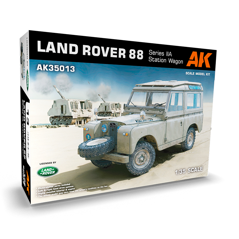 AK35013 AK Interactive Land Rover 88 Series IIA -Station Wagon 1/35