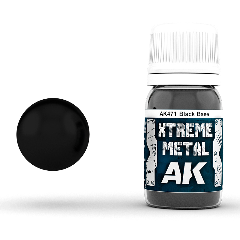 AK471 AK Interactive XTREME METAL BLACK BASE