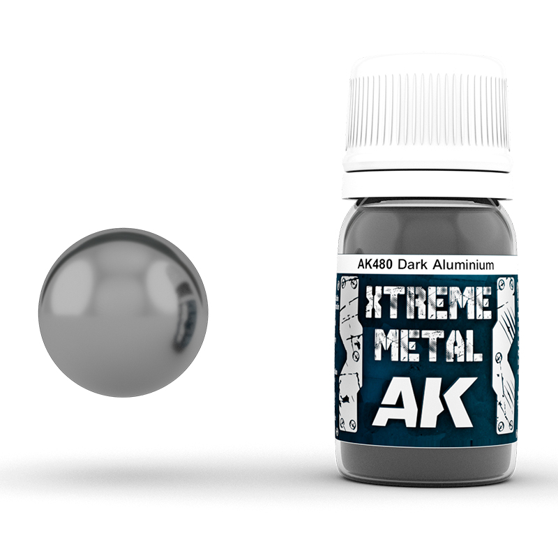AK480 AK Interactive XTREME METAL DARK ALUMINIUM